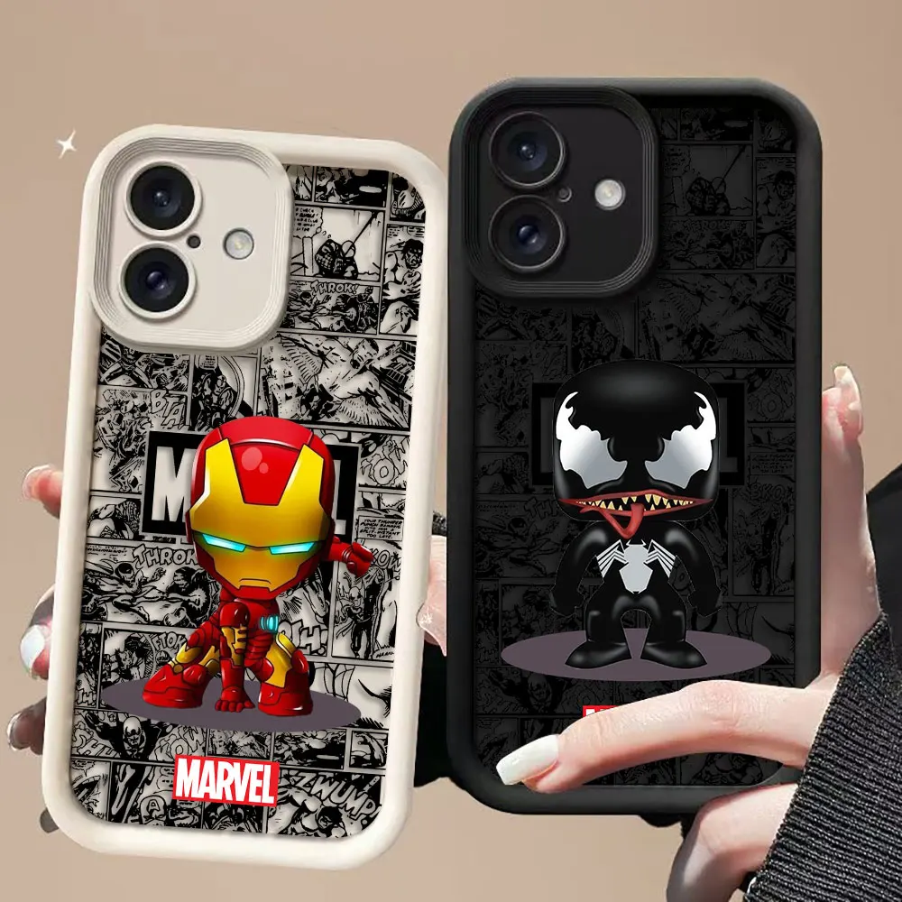 

Venom Iron Man Groot Phone Case For MOTO G9 G22 G24 G30 G32 G34 G52 G53 G54 G60 G75 G84 G85 E22 E32 E40 EDGE 40 50 60E TPU Case