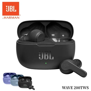 JBL-WAVE 200TWS TRUE Wireless Earbuds with Microphone, Bluetooth 5.0, sports headphones, headphones, headphones, HK version 12 Main Sales Headset Bluetooth JBL - №1