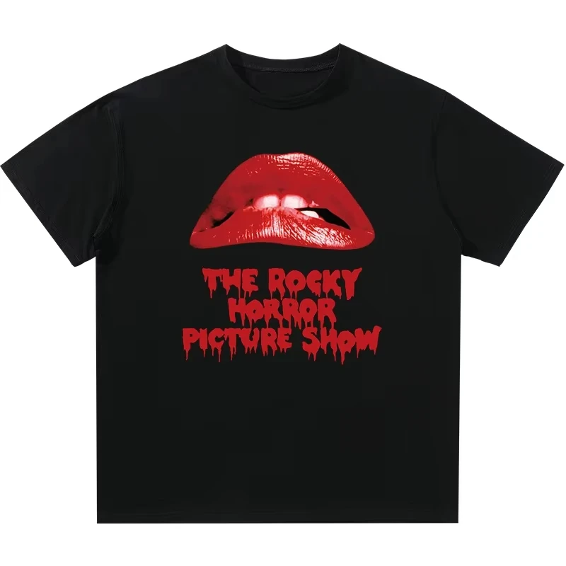 

Men Clothing Unisex The Rocky Horror Picture Show Short Sleeve T-Shirt Personality Street Short Sleeve Cotton Loose Crew Neck