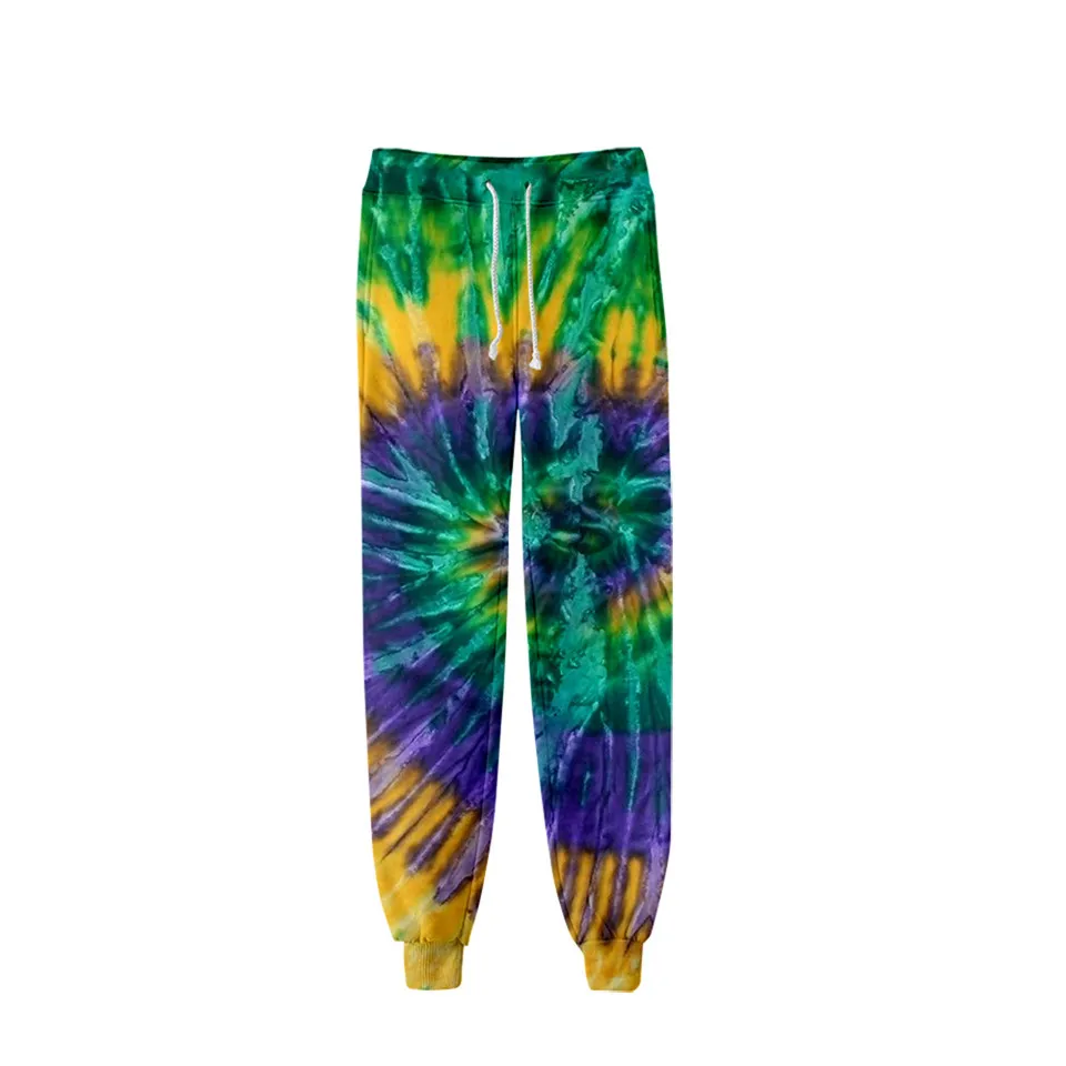 นีออน Hip hop Dizzy Arts 3D กางเกงผู้หญิง/ผู้ชาย Joggers กางเกงหลวมกางเกง Psychedelic Vortex ชาย Sweatpants