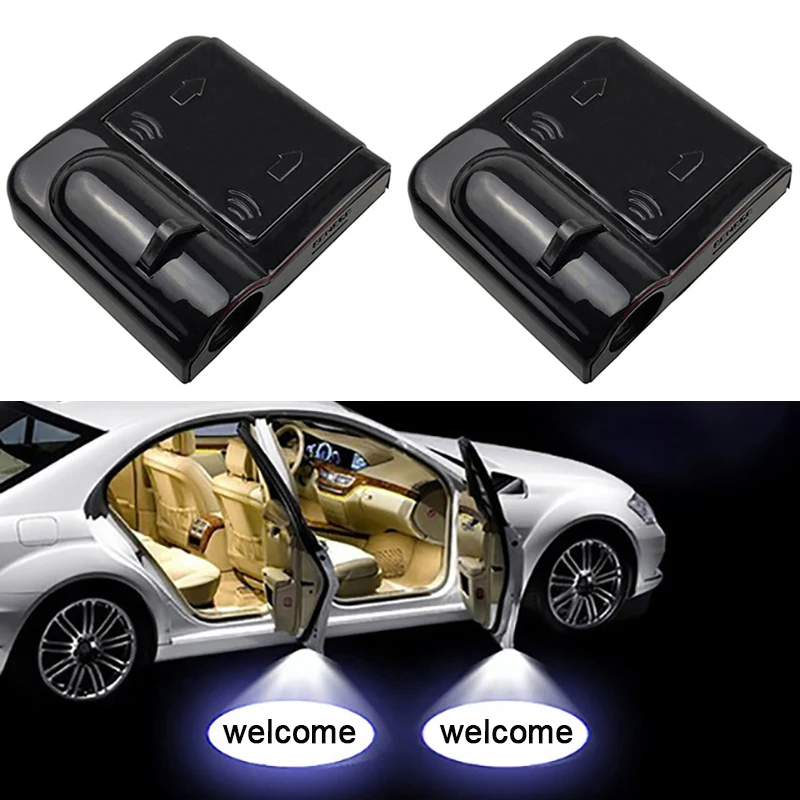 1PC Led Car Door Welcome Laser Projector Logo Ghost Shadow Night Lights Wireless for Nissan Acura Citroen Buick Nissan Ford Kia