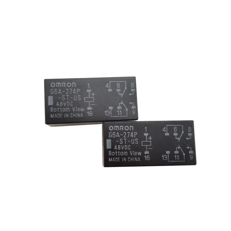 OMRON G6A-274P-ST-US 12V 24V 48VDC Signal Relay DPDT 2 Form C PCB Power Relay Original Electronic Component