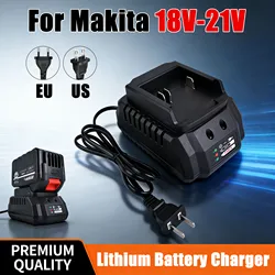 EU/US Plug For Makita Model 18V 21V Lithium Battery Charger 2.0A Fast Charging Battery Charger for BL1415 BL1815 BL1830 BL1850