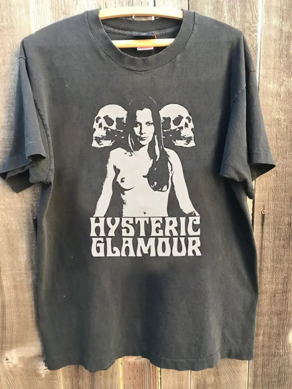 Hysteric Glamour Skull basic style Charcoal T shirt Unisex tee S-5XL NH12881