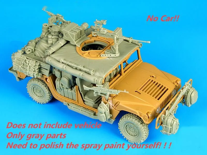 

1:35 Scale Resin Die-casting Of Armored Vehicle Parts Modification Does Not Include Tank Unpainted Model