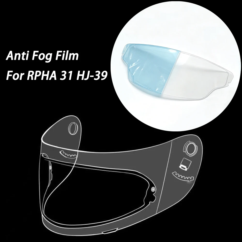 Motorcycle Helmet Anti Fog Film for HJC RPHA 31 HJ-39 Visor Anti Fog Film Helmets Accessories