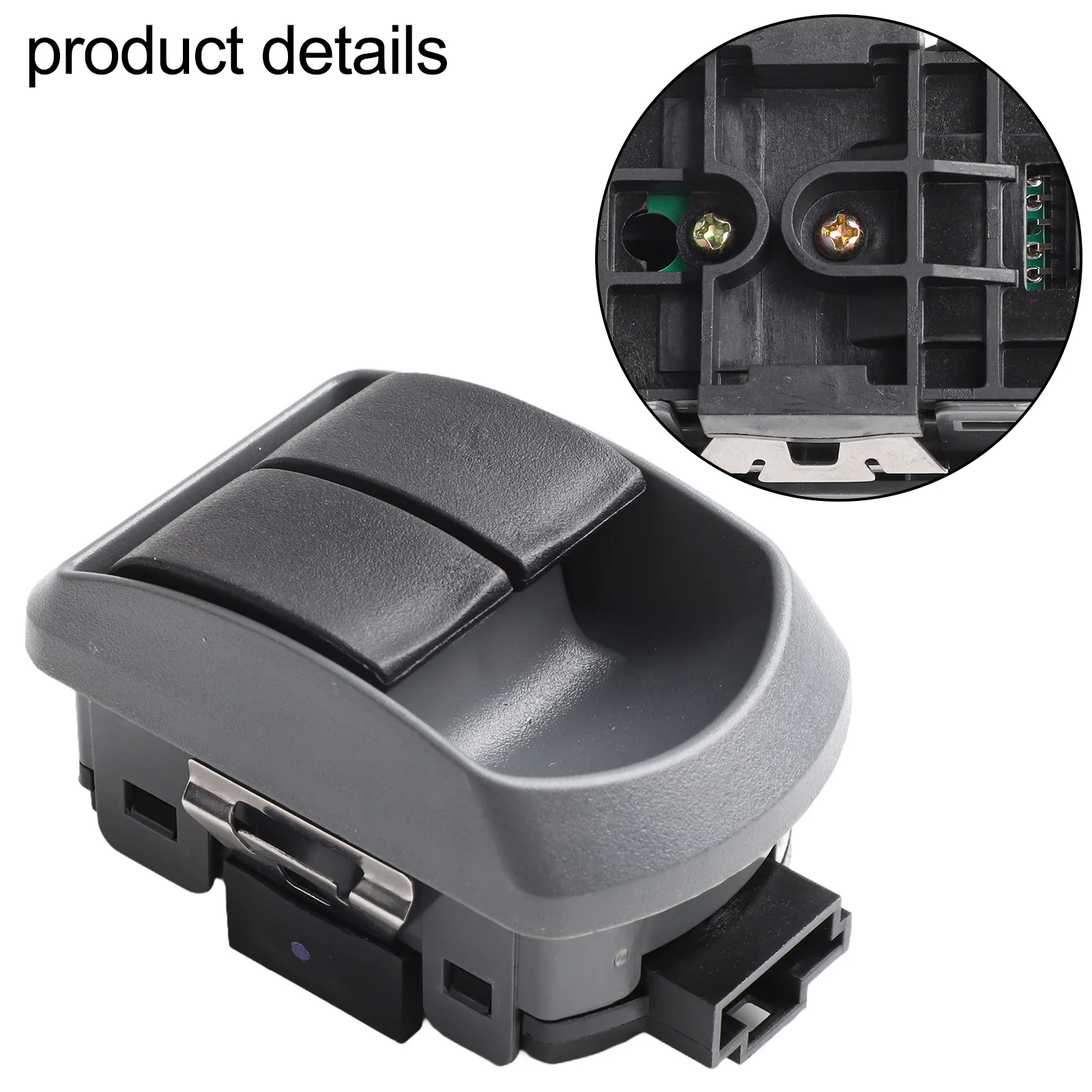 Auto Dual Window Glasses Control Switch Button P27-1069 P271069 DUAL GLASSES SWITCH P/n Black For KENWORTH FOR PACCAR