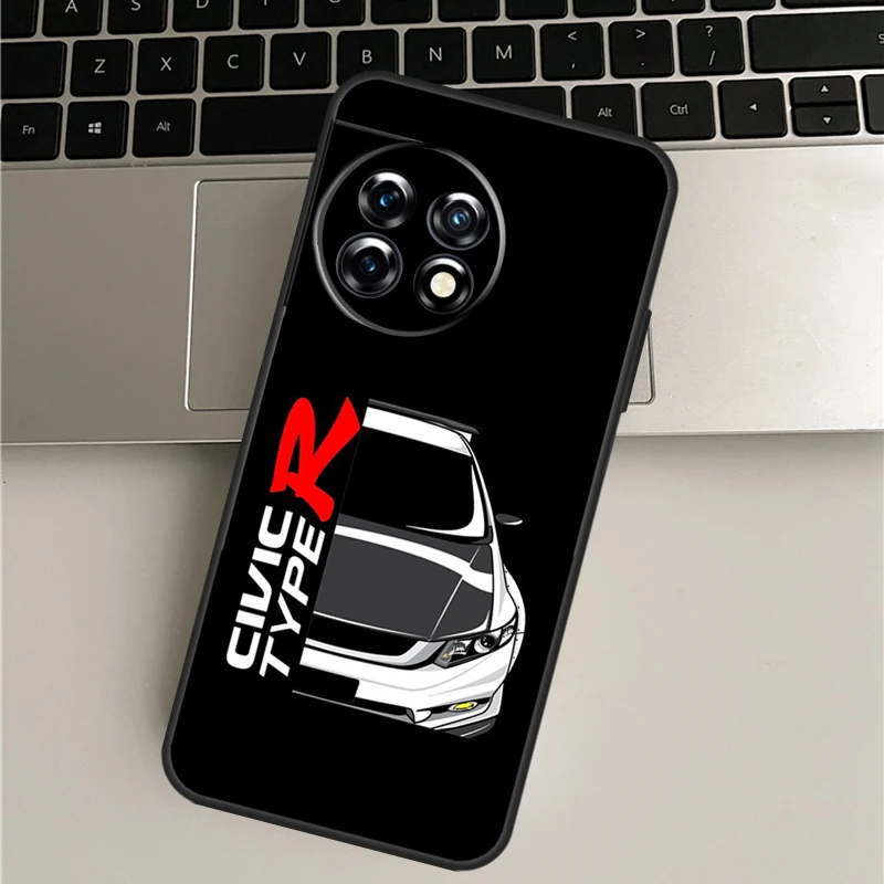 JDM نوع R سيفيك الرياضة سيارة حافظة ل OnePlus Nord CE 2 لايت 2T N10 N20 غطاء ل OnePlus 11 10 9 Ace برو 8T 9R 10T 9RT