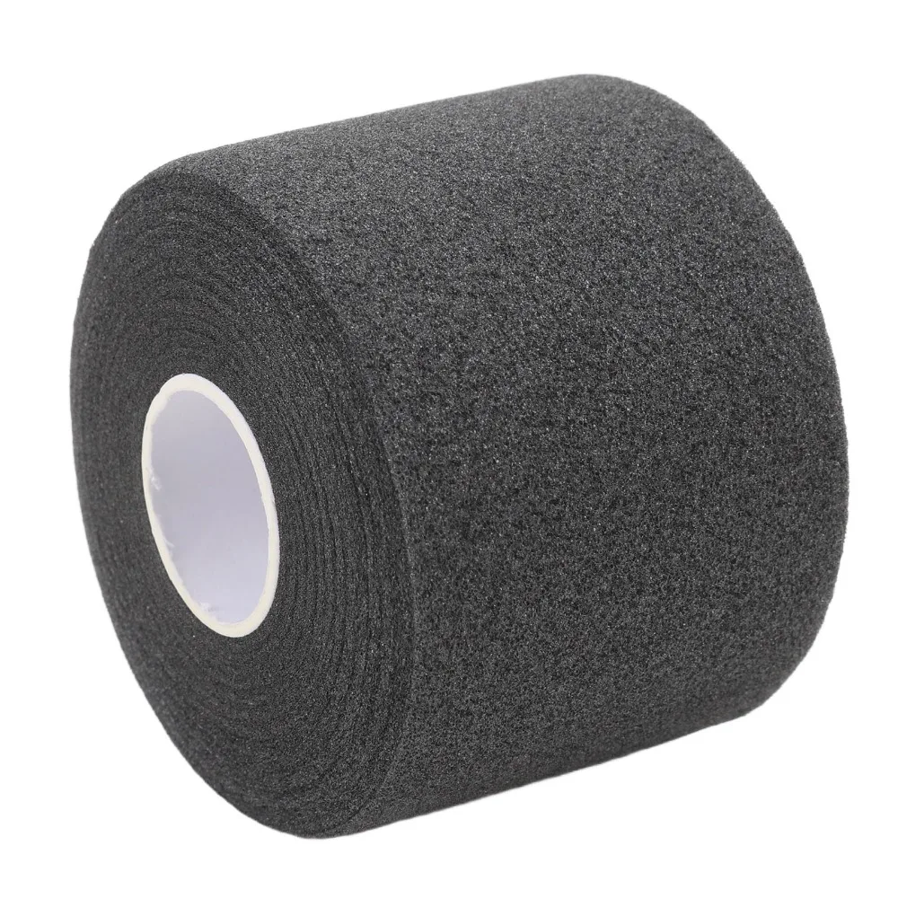 

Anti Slip Design Badminton Racket Cushion Wrap Thin Profile Black Shock Absorption Wrap White Badminton Racket Grip Tape