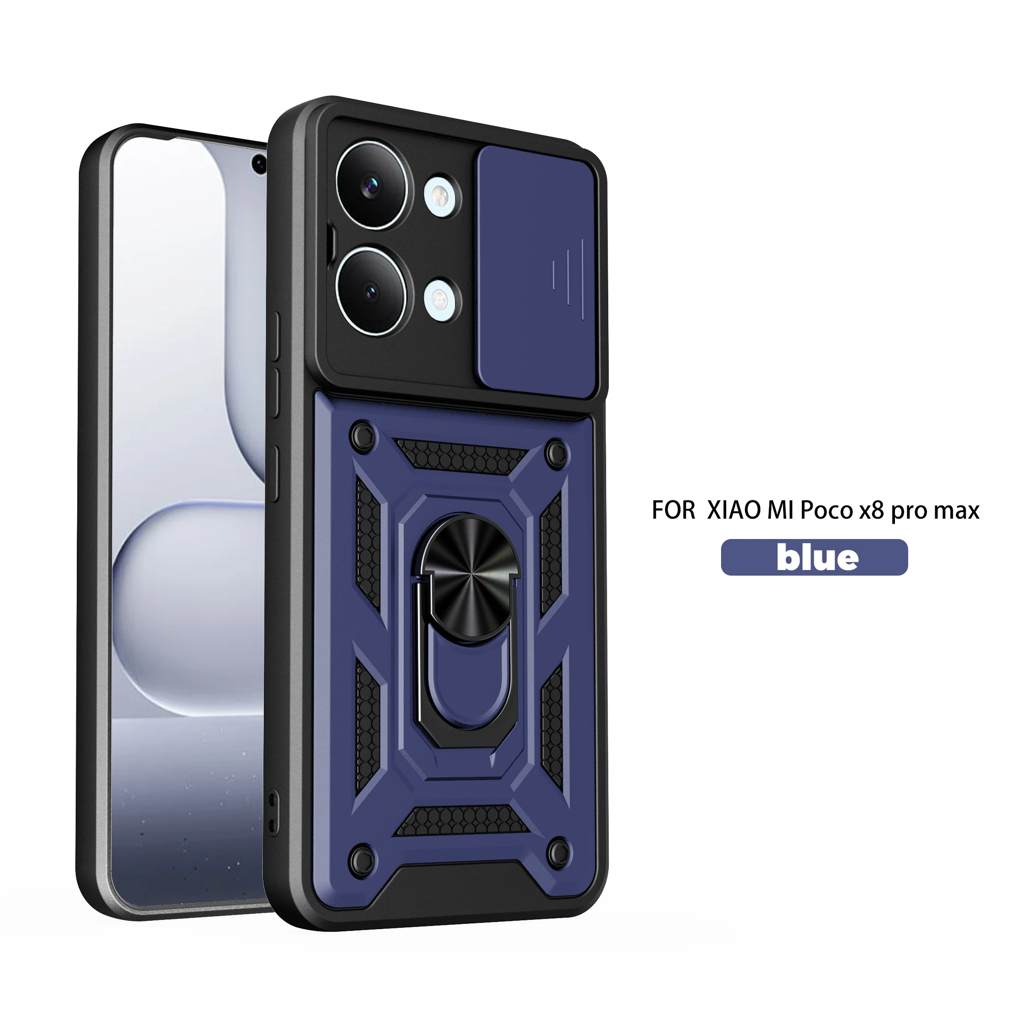 Stoßfeste Panzerhülle für Mi POCO X8 Pro Max Autohalterung Handyhülle für POCO X8 X7 X6 Pro X7 X6 Kameraschutz Fundas
