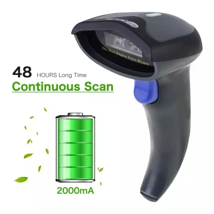 NETUM-Barcode Scanner CCD sem fio, W6, W8-X, Bluetooth, 2D Bar Code Reader, QR Data Matrix, PDF417, IOS, Android, Windows