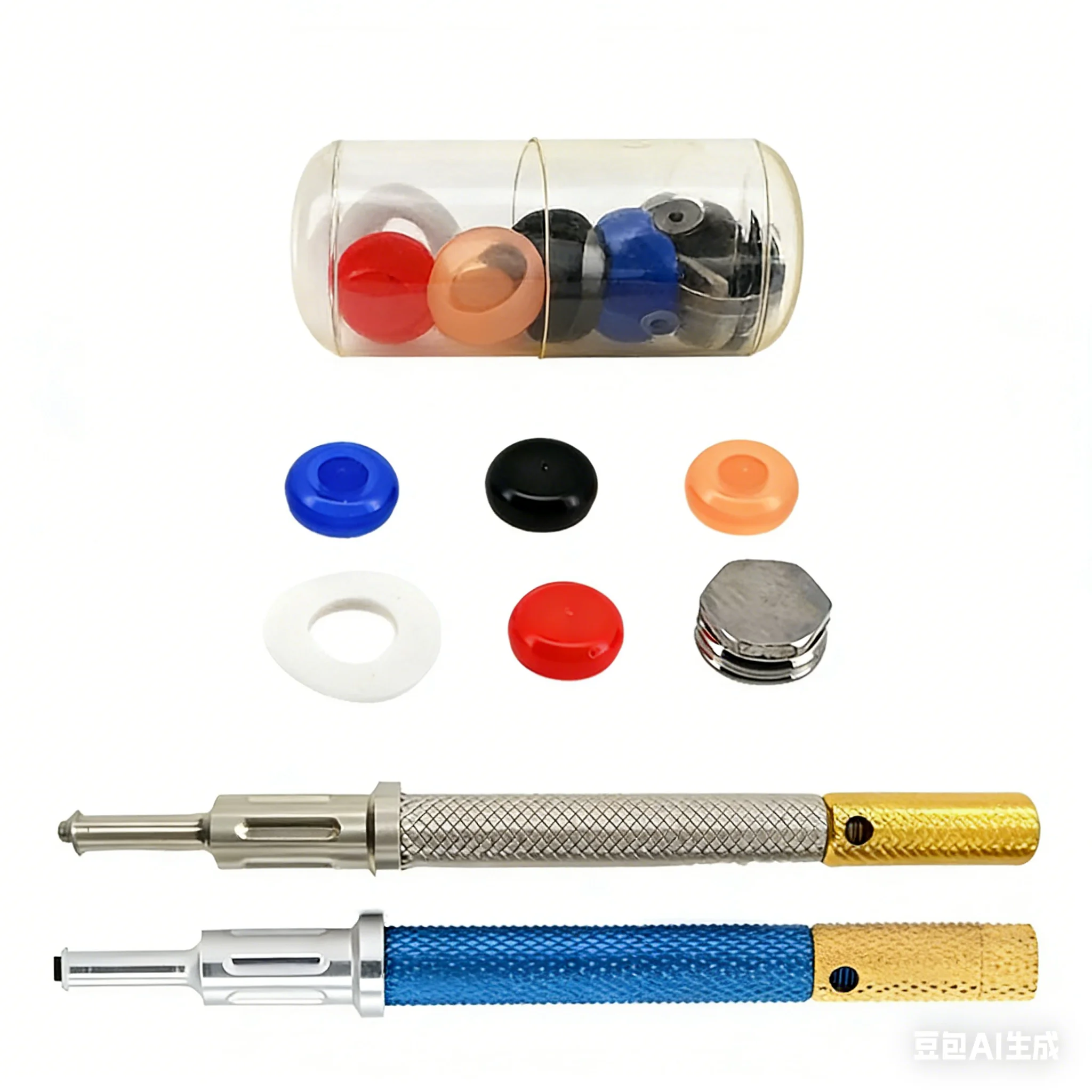 

OSSTEM LOCATOR Universal Implant Abutment Replacement Kit Female Cap & Pick-Up Driver Lab Analogue Compatible