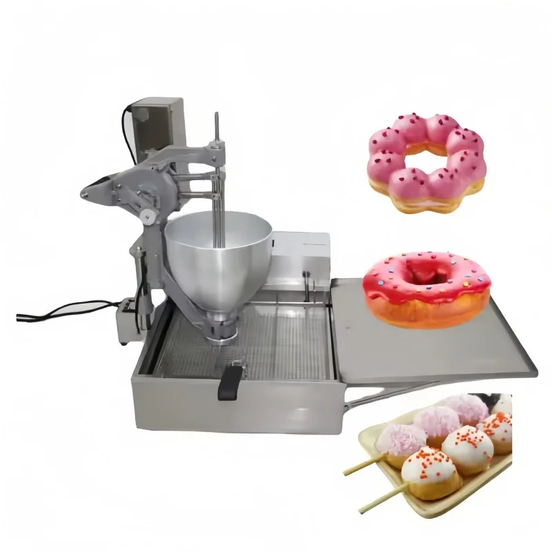 

Автоматическая машина для изготовления пончиков, пончиков, жареных орехов, машина для изготовления шоколадных пончиков, формовочная плита Duona, фритюрница