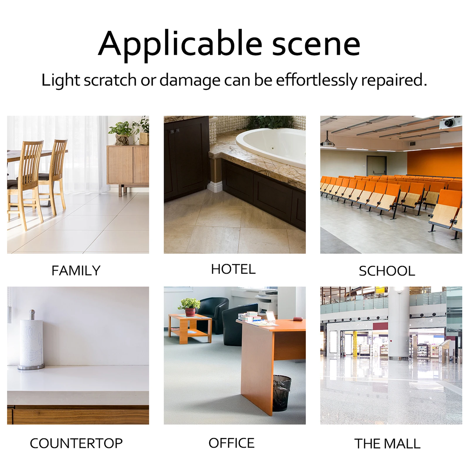 مجموعة إصلاح الخدوش لبلاط السيراميك DIY - أداة تعبئة الكراك مع صندوق تخزين للاستخدام المنزلي