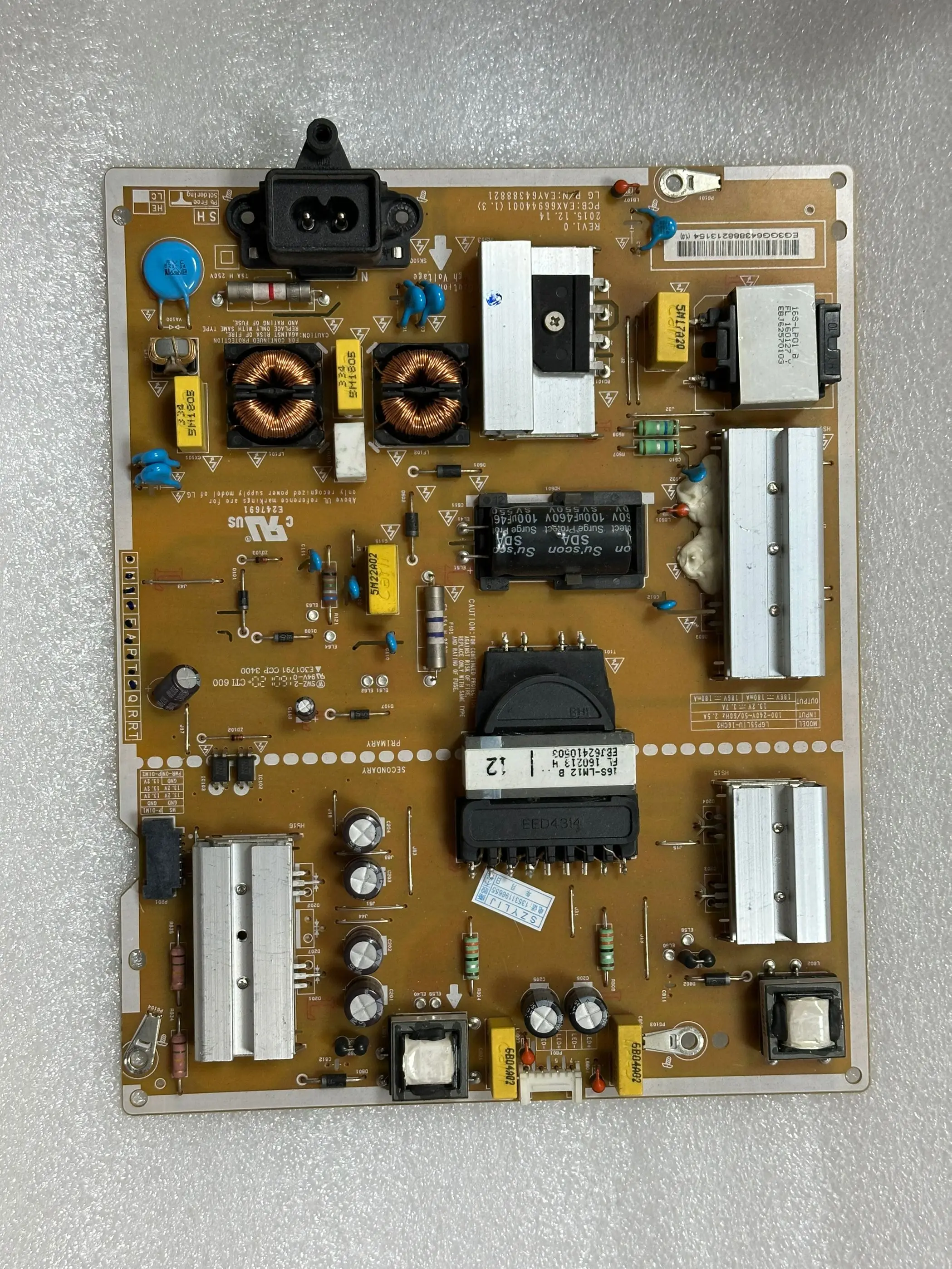 

Original EAX66944001 EAY64388821 LGP55LIU-16CH2 Power Supply Board for 55UH6030 55UH6090 55UH6150 55UH615A 55 Inch T