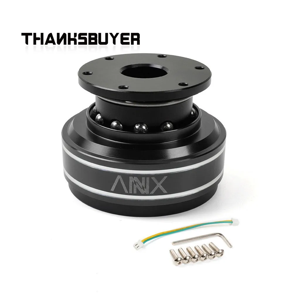 6‑Hole 70MM Aluminum Alloy Steering Wheel Quick Release Hub Adapter For MOZA SIMAGIC Sim Racing Game Simulator Replacement Parts