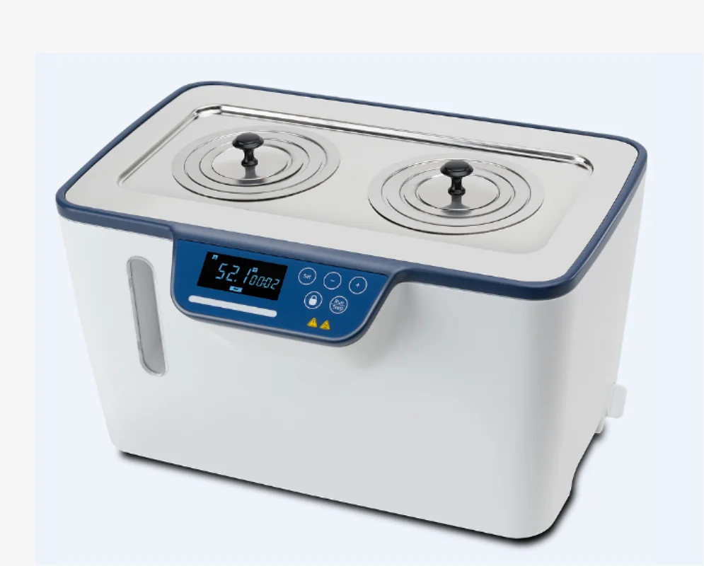 WEIAI 5L Digital Thermostatic Water Bath Heater With Timer Adjustable Stainless Steel 2 Holes Water Bath For Laboratory