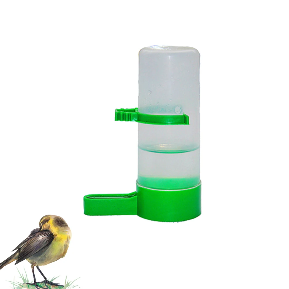 

5pcs Bird Feeder Drinker Automatic Water Bottle For Small Birds Parrot Cage Wall Mount Durable Plastic Pet Feeding Accessories