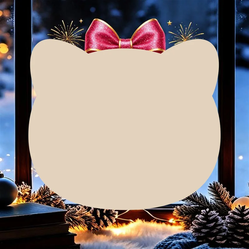 1Pc 2027 New Year Static Window Cling Pink Gold Gem Number Firework Star Moon Heart Text Glue Free Removable Sticker Kit