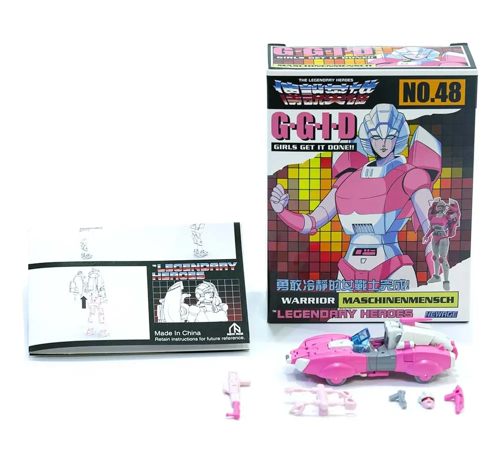 New Transform Robot Toy Newage NA H48 Mischinenmensch Arce Mini G1 Arcee Action Figure toy in stock