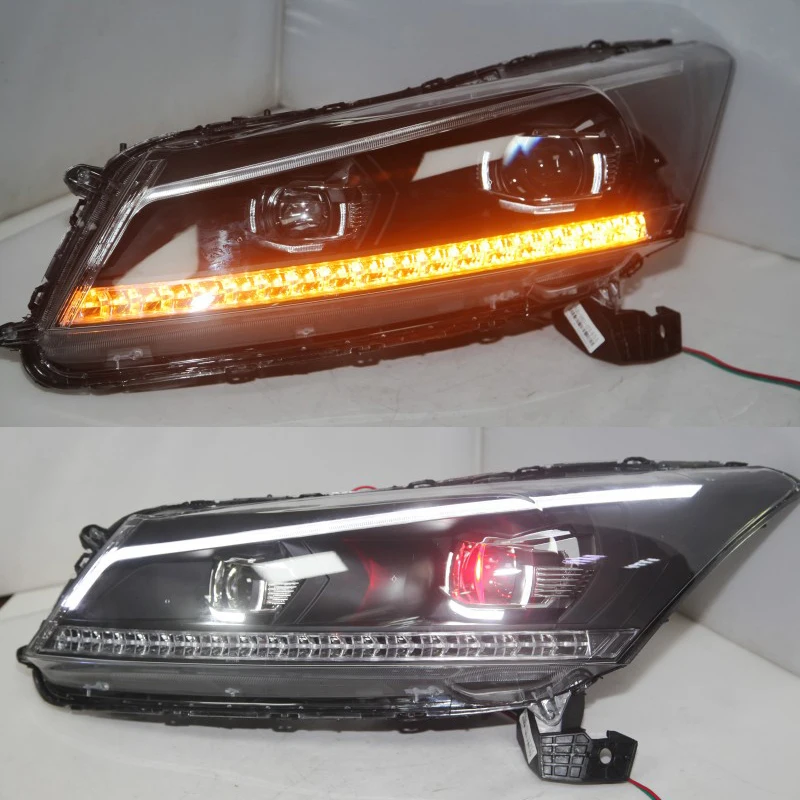 For HONDA Accord LED Devil Eye Head Lamp YZ 2008-2011