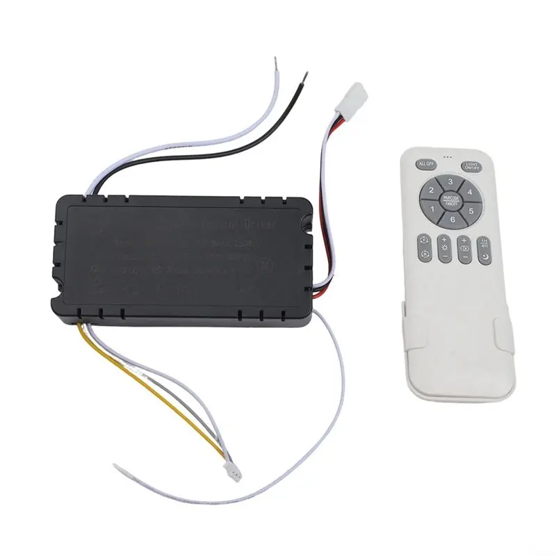 B86B Ceiling Fan Remote Control Receiver Stepless Dimming Quiet DC Motor Driver for LED Lighting 160-265V