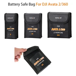 Battery Explosion Proof Bag Case For DJI Avata 2/Avata 360 Safety Battery Storage Bag For DJI Avata 2/Avata360 Drone Accessories