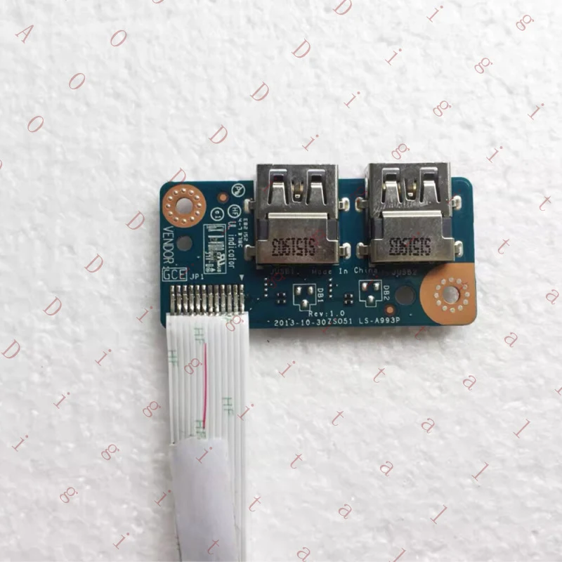 WW For HP 15-R 15-G 250 G3 USB Small Board With Cable USB Interface LS-A993P