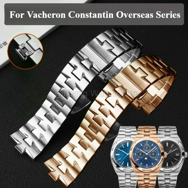 

Ремешок для часов Vacheron Constantin Overseas 47040 P47040 VC47040 Стальной ремешок с выпуклым интерфейсом Высокая прочность Коррозионностойкий