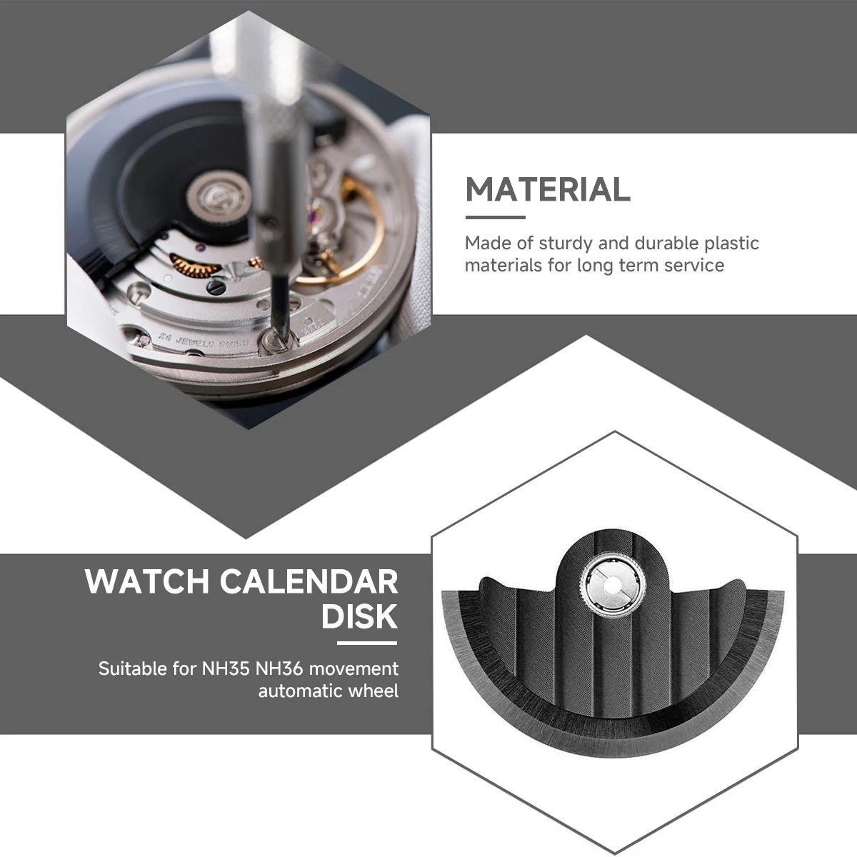銅時計ムーブメントローターフィット NH34 NH35 NH36 NH38 NH70 NH72 4R35 4R36 7002 7009 6309 時計アクセサリー自動ハンマーローター