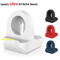 Apple Watch Serie Ultra 3/11/10/9/8 SE 스테이션 독 충전 데스크탑 홀더 iwatch ultra 2 액세서리용 실리콘 충전기 스탠드