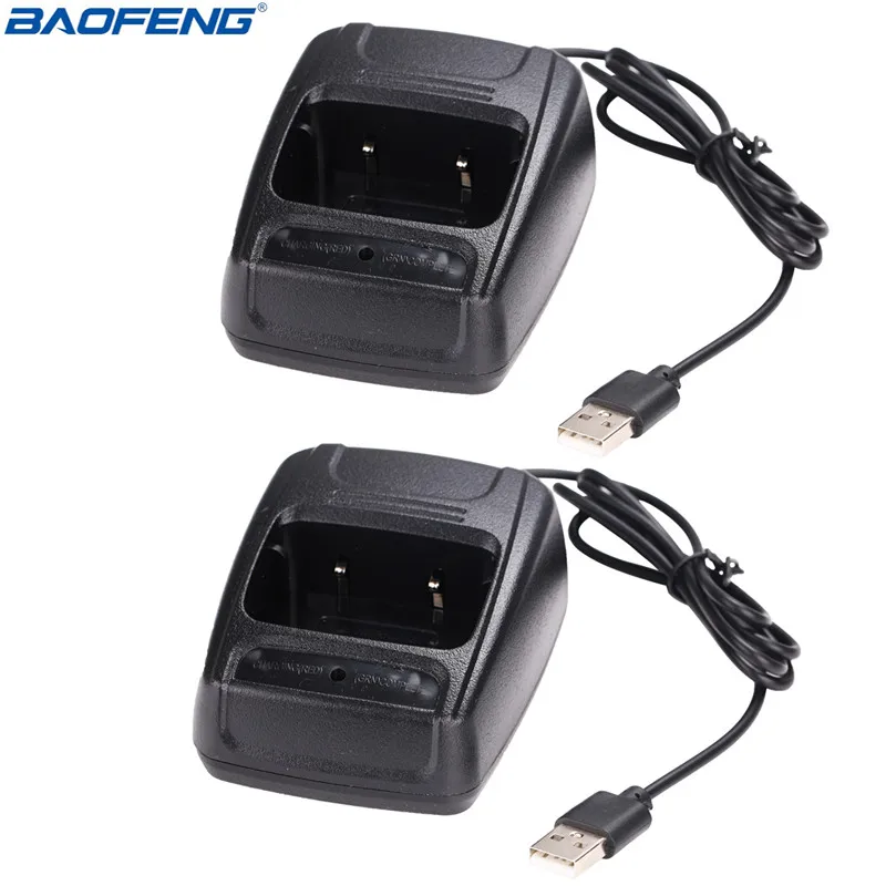 

2PCS Baofeng USB Adapter Charger Two Way Radio Walkie Talkie BF-888s USB Charge dock For Baofeng 888 Baofeng 888s Accessories