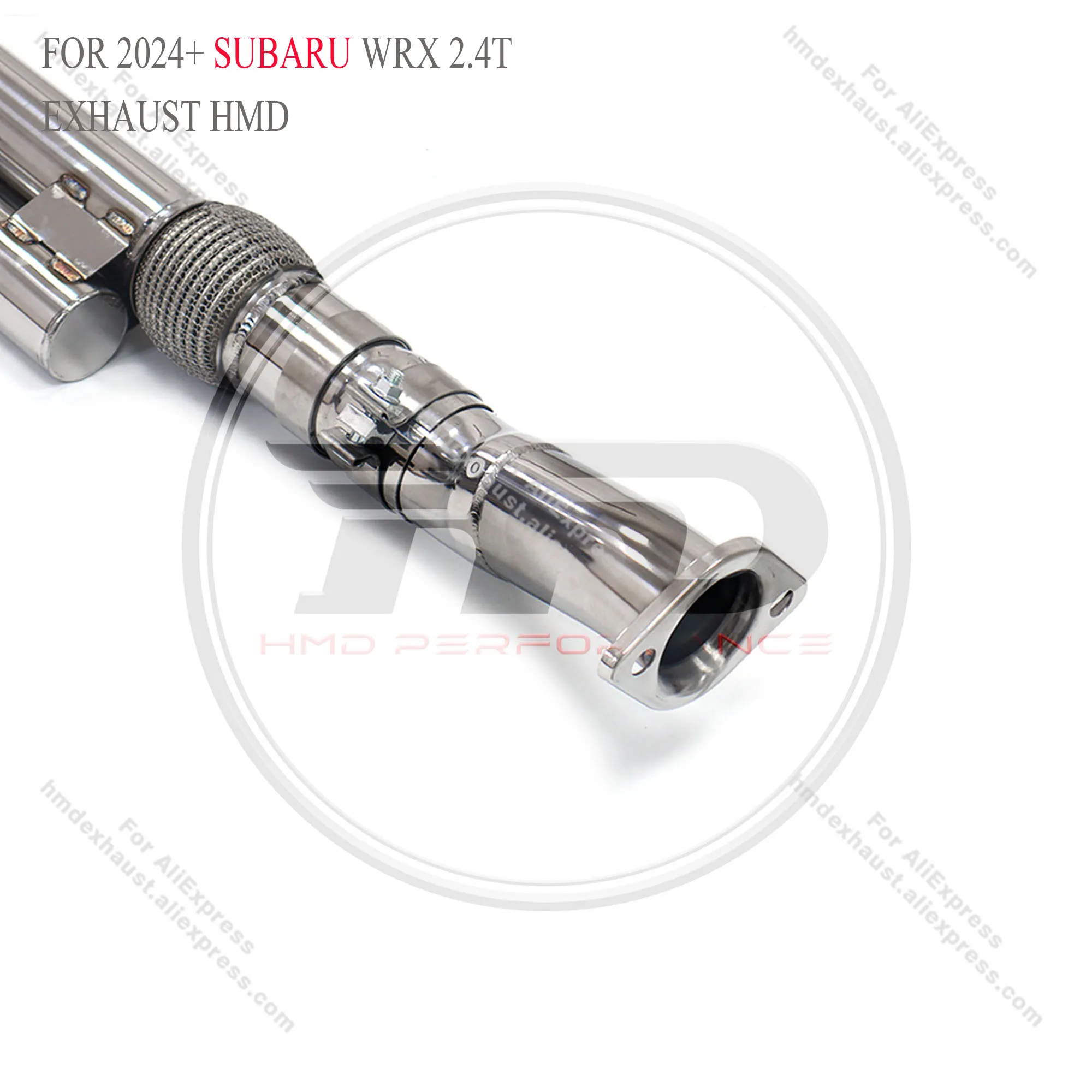 

High Quality Catback For 2024+ Subaru WRX 2.4T Electronic Valve Muffler Tips Non-destructive Exhaust System Stainless Steel HMD