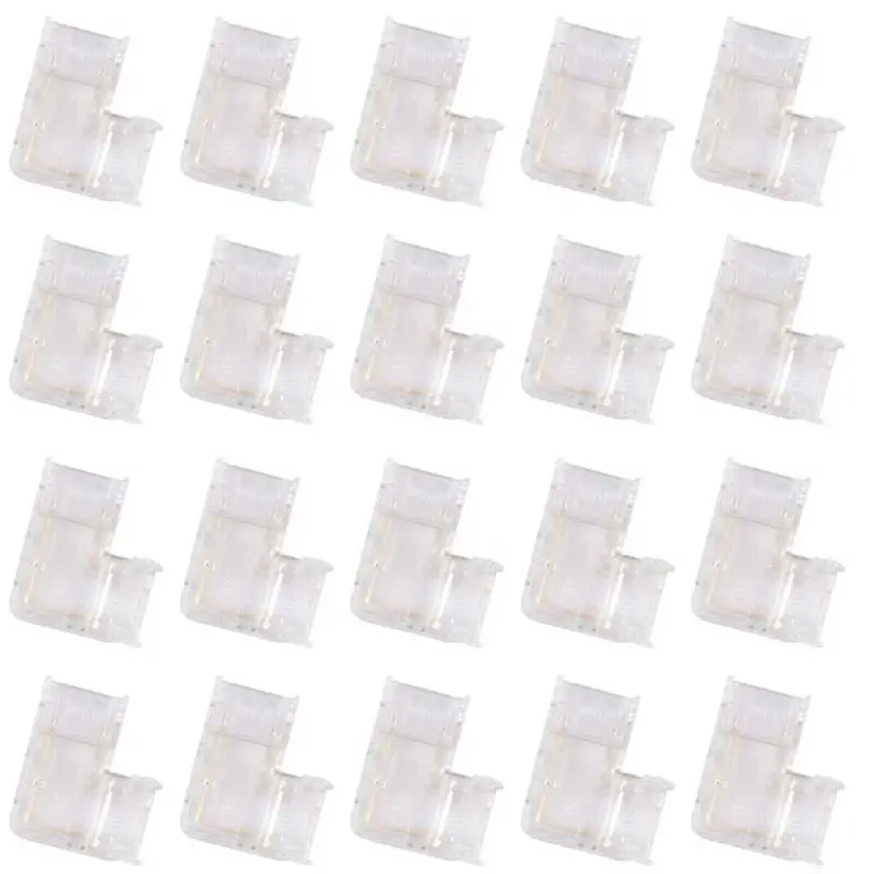 AEE4-LED Light Strip Connector Right Angle Connector Cob RGB Light Strip 90 Degree L Shape
