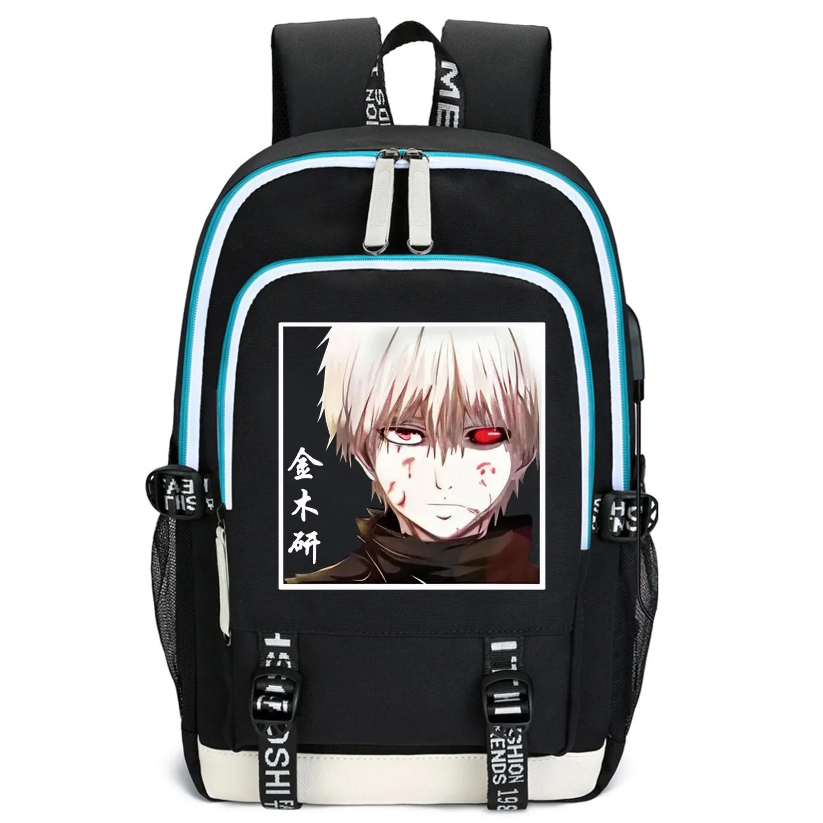 Anime Tokyo-Ghoul Backpack for Girl Boy Student Teenager Rucksack Fashion Travel Mochila