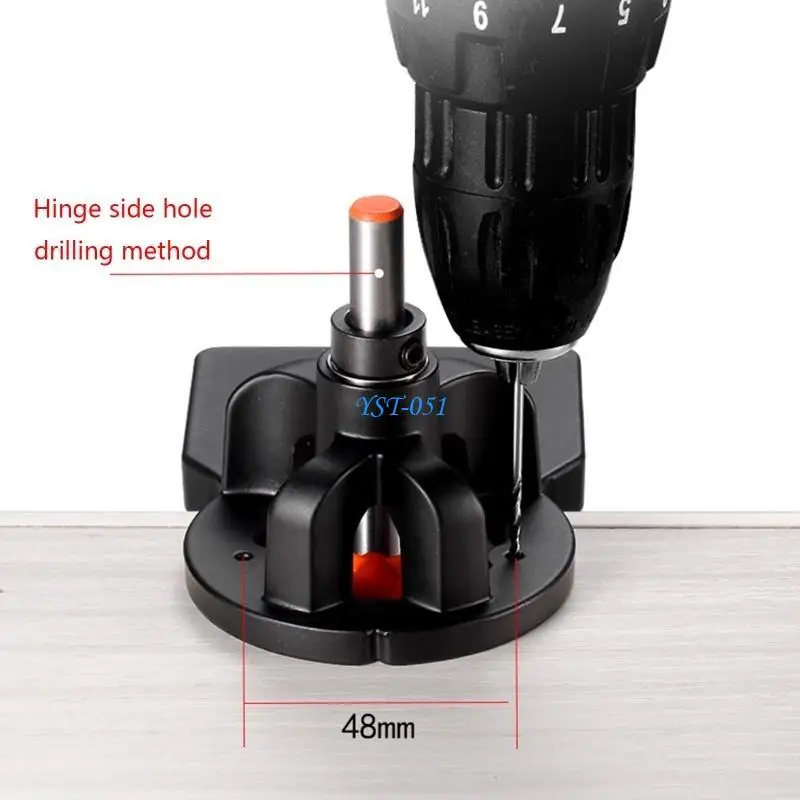 E15A ترقية مخفية مفصلية رقصة الألومنيوم سبيكة المفصلات حفر حفرة رقصة رقصة DRIL