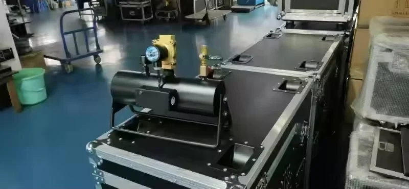 Elektrisch papier Perslucht Confetti Kanon Regenboog Machine Kanon Launcher Machine Podiumeffectapparatuur