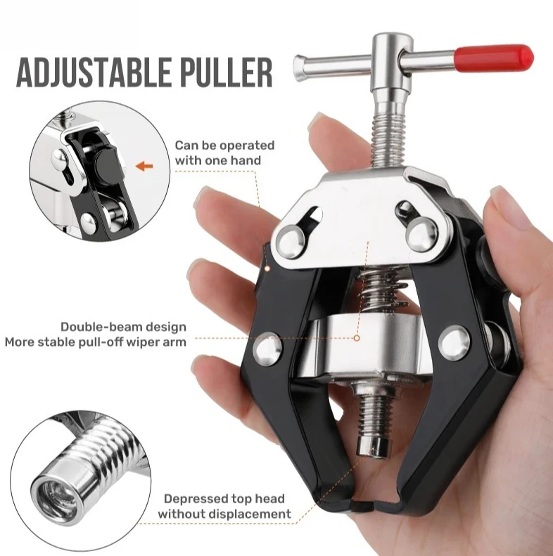 Hand Tools Automotive Wiper Arm Removal Tool Alternator Bearing Puller For Car Wiper Arm Disassembly Repair Tools