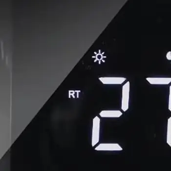 Smart Thermostat with LCD Touchscreen and Timer Switch Offering Precise Temperature for Air Conditioning Smart