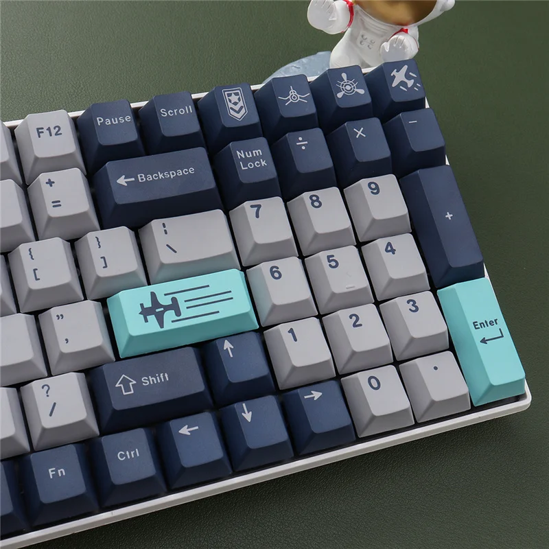 Cherry Perfil Keycap para MX Switch, Teclado Gaming Mecânico, Sublimação PBT, 12 Chaves, 23 Chaves, DYE-SUB, Personalidade