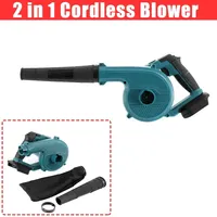 2 IN 1 Cordless Electric Air Blower Blowing & Suction 180 Degree Rotation Dust Collector Leaf Blower for Makita 18V Battery