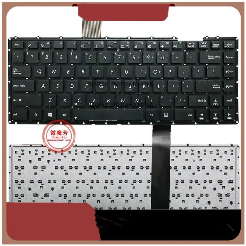 EUA/FR/RU NOVO teclado de laptop para Asus R409 R409VC R409C R409JF R409V R409LD W418L A451LD F451 X452M S451 S451L S451Lb S451E R405