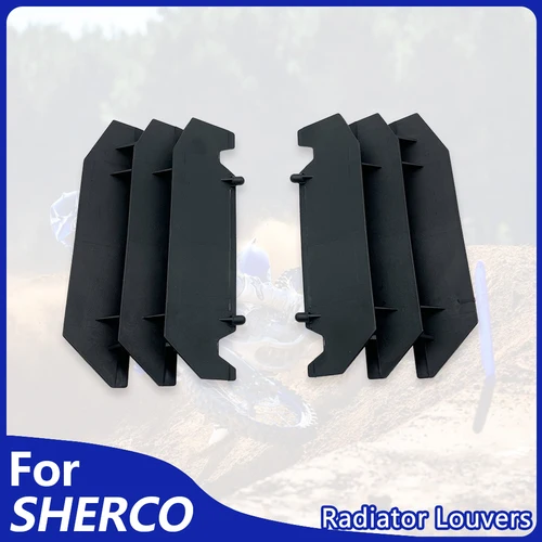 OTOM motocicleta 14-24 rejillas de radiador de plástico guía de aire del radiador para Sherco SE SEF 125 250 300 450 500 Deflector de aire del radiador