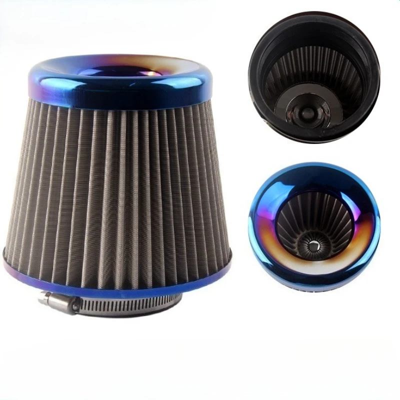 

Модификация впускного коллектора автомобиля, моющаяся грибовидная головка, зимняя грибовидная головка, фильтр с высоким расходом, элемент воздушного фильтра из нержавеющей стали