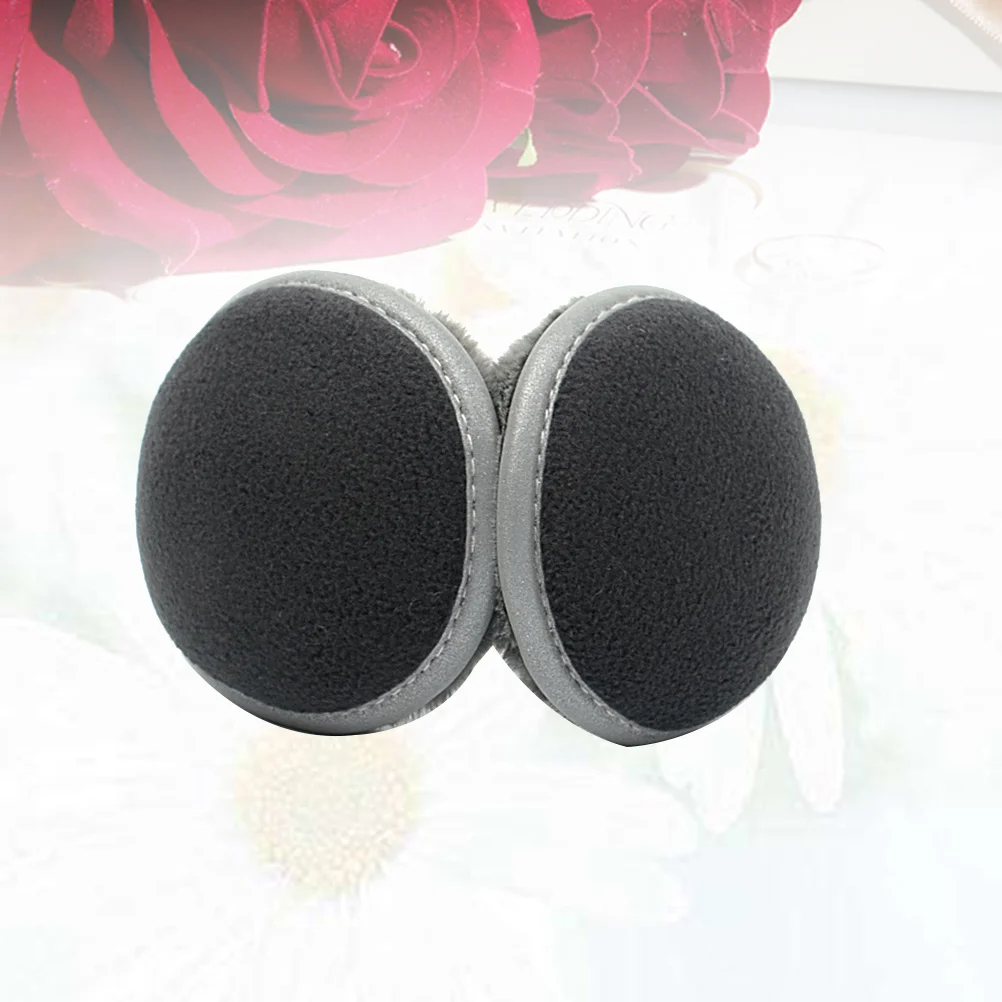 أغطية للأذنين قابلة للطي دافئة للجنسين لفصل الشتاء مقاومة للرياح للجنسين، أغطية أذن محمولة للرياضات الثلجية في الهواء الطلق باللون الأسود #6