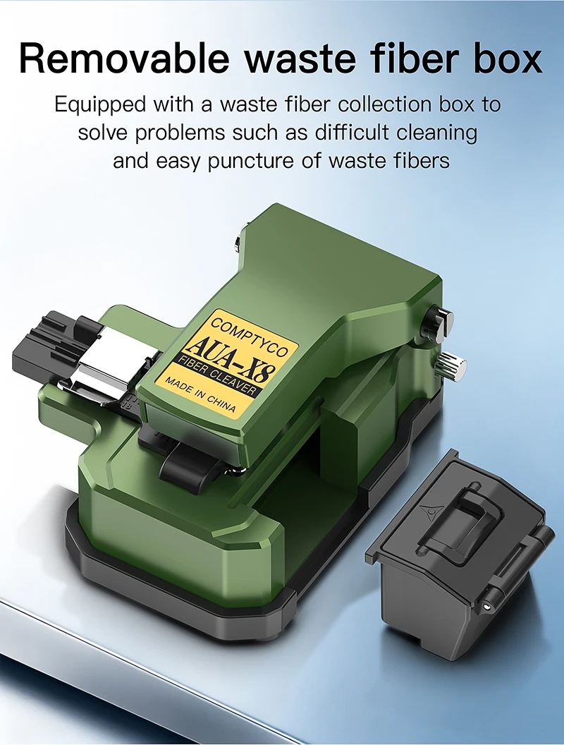 AUA-X8 One-step Fiber Cleaver FTTH Optical Fiber Cutter Fiber Optic Core Fusion