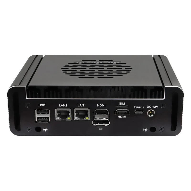 6 Mini Industrial Computer Small Multi-Network Port Embedded Fanless Industrial Computer Industrial Computer Host