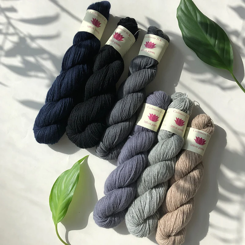 55g Hank Super Soft 100% Cashmere Yarn Dk Weight Hand Knitting Crochet Colored DIY Sweaters Shawl Scarves Baby Clothes