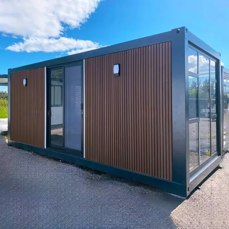 

40 Feet Smart Fabricated Flat Pack Container Construction Office House Luxury Prefabricated Prefab Mansion Home