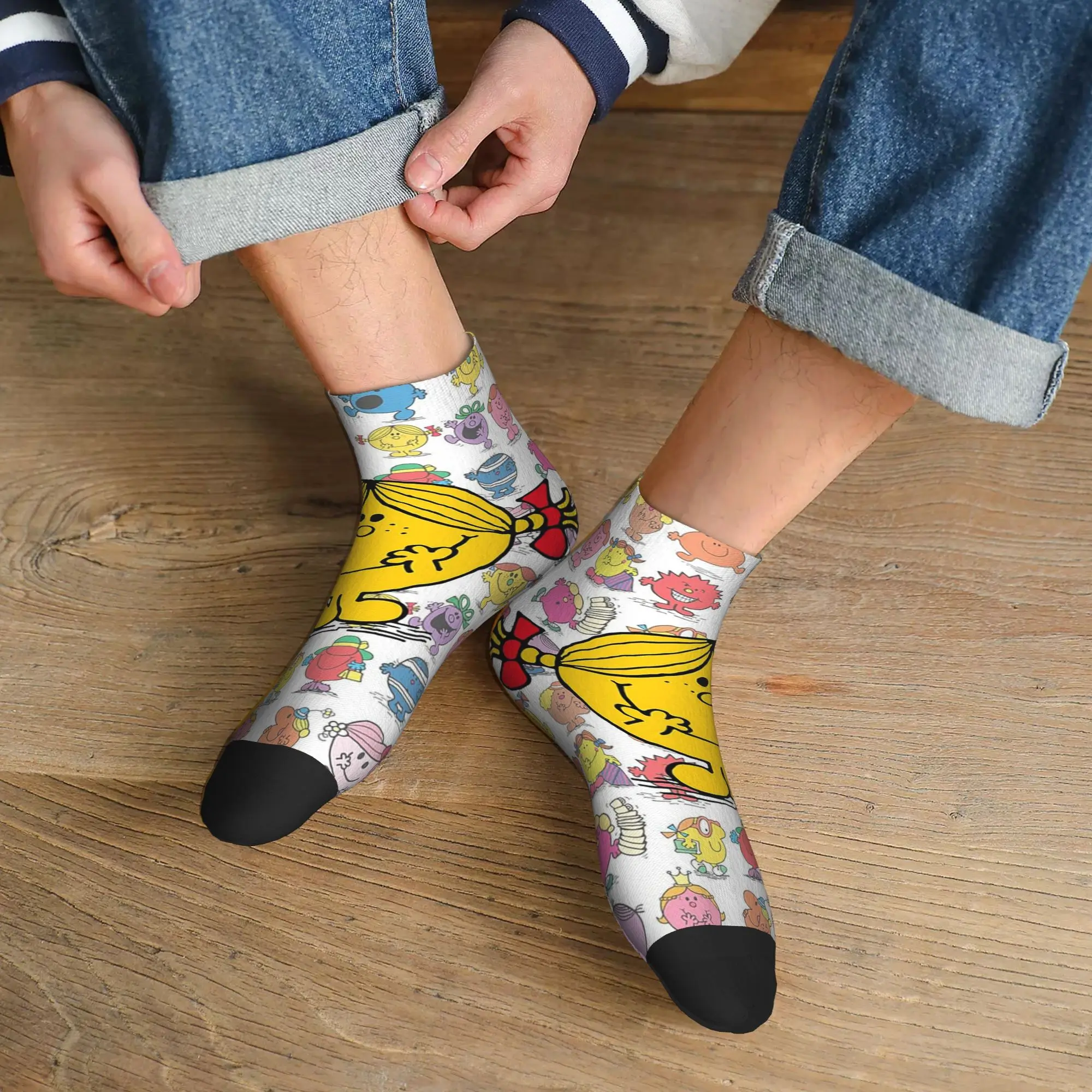 

Всесезонные носки Little Miss Sunshine, супер мягкие носки в стиле Харадзюку, повседневные чулки для мужчин и женщин, рождественские подарки